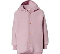 ENGEL Baby Jacke mit Kapuze Wollfleece, 74-80/74/80, Rosenholz Melange 051E