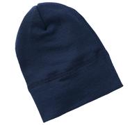 Engel Natur, Baby- und Kindermütze, 70% Wolle 39% Seide (Marine, 62/68)