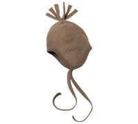 Engel - Baby Mütze Wollfleece - Mütze, Gr. 74-80, braun (WalnussMelange)
