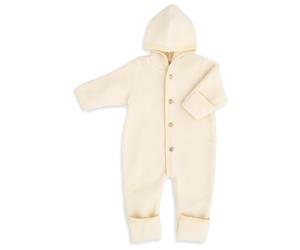 Engel - Baby Overall mit Kapuze - Overall, Gr. 62-68, weiß (Natur)