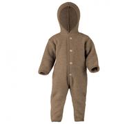 Engel Baby Overall mit Kapuze, walnuss melange, Gr. 74/80