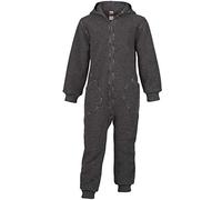 ENGEL Wollfleece-Kapuzenoverall SNUGGLY WINTER in lavagrau, Gr. 98/104, junge,maedchen