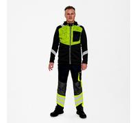 Engel Cargo Strickcardigan, schwarz/gelb, Gr. M (Outdoorkleidung & Freizeitkleidung)