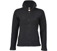Engel Jacke Merino-Wollfleece Damen 100% Schurwolle Schwarz melange Größe 46/48