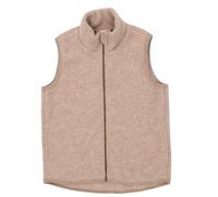 Engel, Damen Fleece Weste mit Reißverschluss, 100% Wolle (Merino, kbT) (DE/NL/SE/PL, Numerisch, 38, 40, Regular, Regular, Sand)
