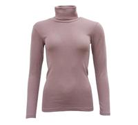 Engel, Damen Rollkragen Pullover, 70% Wolle (kbT), 30% Seide (DustyRose, 46-48)