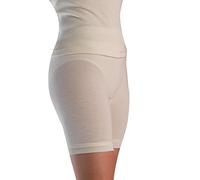 Engel - Women's Schlüpfer mit Bein - Merinounterwäsche, Gr. S 38/40, beige/weiß (Natur)