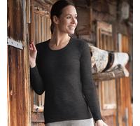 Engel Damen Shirt langarm 34/36 Schwarz 34 / 36