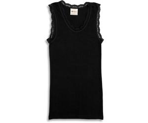 Engel Damen Spitze Top (Größe M, schwarz)