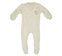 Engel einteiliger Schlafanzug mit Fuß 74/80 Natur 74 / 80