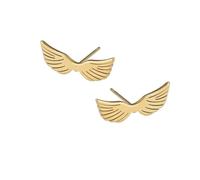 Engel Flügel Ohrstecker Edelstahl Gold Farbe Ohrstecker für Frauen Mädchen Schmuck Hochzeit Geschenk