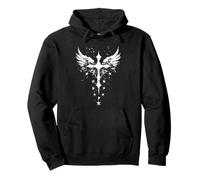 Engel Gothic Kreuz Emo Grunge Aesthetic Pullover Hoodie