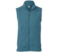 Engel Herren Fleece Weste mit Taschen, 100% Wolle, Gr. 46/48-58/60, 2 Farben (44, Atlantik)