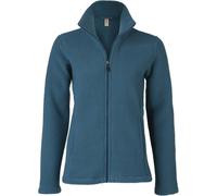 Engel Jacke Merino Wollfleece Damen atlantik melange - Größe 46/48