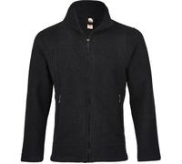 Engel Jacke Merino Wollfleece schwarz melange - Größe 58/60