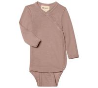 Engel Natur Wickelbody langarm dustyrose Gr. 50/56