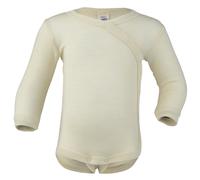 Engel - Kid's Wickelbody L/S - Merinounterwäsche, Gr. 62-68, beige (Natur)