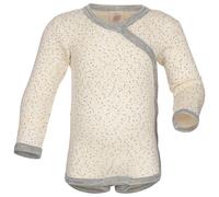 Engel - Kid's Wickelbody L/S - Merinounterwäsche, Gr. 74-80, beige (Natur(Bedruckt))