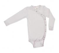 Engel, Baby Wickelbody langarm, 70% Wolle, 30% Seide (Magnolie, 74-80)