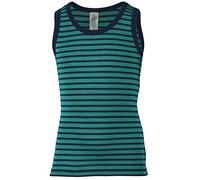 ENGEL Unterhemd STRIPES mit Seide in eisvogel/marine, Gr. 128, junge
