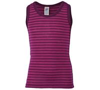 Engel Sports Unterhemd STRIPES Wolle & Seide Gr. 164 Himbeere/Orchidee Mädchen