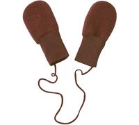 ENGEL - Wollfleece-Fäustlinge BABY in zimt melange Gr.62/68