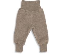 Engel - Baby Hose mit Nabelbund - Fleecehose, Gr. 86-92, braun (WalnussMelange)