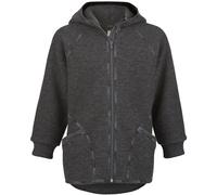 Engel Natur, Baby Walkjacke mit Reißverschluss, 100% Schurwolle (kbT) (Lavagrau Melange, 74-80)