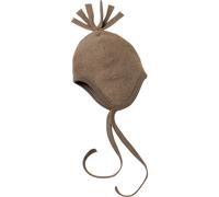 Engel Natur, Fleece Mütze, 100% Wolle (kbT) (86/92, Walnuss Melange)