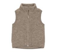 Engel, Kinder Fleece Weste mit Reißverschluss, 100% Wolle (Merino kbT) (DE/NL/SE/PL, Numerisch, 116, Regular, Walnuss)