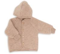 Engel Natur Kinder Fleece Hoodie Jacke, Sand Melange, EU 98-104