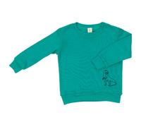 Engel - Kinder-Schlafanzugoberteil - Merinounterwäsche, Gr. 92, türkis (Eisvogel)