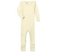 Engel - Kinder Schlafoverall mit Umschlägen an den Beinen - Overall, Gr. 74-80, weiß/beige (Natur)