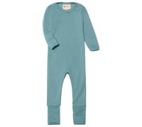Engel - Kinder Schlafoverall mit Umschlägen an den Beinen - Overall, Gr. 86-92, türkis (Bergblau)