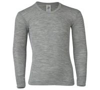 Engel - Kinder Unterhemd L/S - Merinounterwäsche, Gr. 164, grau (HellgrauMelange)