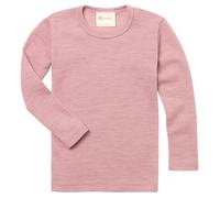 Engel | Kinder Unterhemd Langarm | Mädchen und Jungen | 100% Wolle (Bio) (DE/NL/SE/PL, Numerisch, 116, Regular, Rosewood Melange)