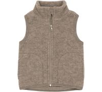 Engel, Kinder Fleece Weste mit Reißverschluss, 100% Wolle (Merino kbT) (DE/NL/SE/PL, Numerisch, 116, Regular, Walnuss)