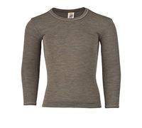 Engel, Kinderunterhemd Langarm, Wolle Seide, Grösse 92-176, 6 Farben (116, Walnuss)