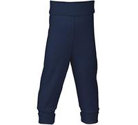 Engel Natur, Baby Bekleidung, Hose breiter Bund, 1 Stück, 70% Wolle, 30% Seide (74-80, Marine)