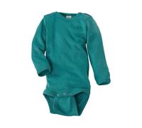 Engel Natur Baby Body Langarm Wolle Seide eisvogel Gr.74/80