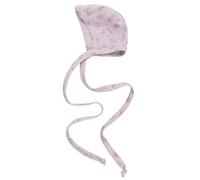 Engel Natur Baby Häubchen aus Feinripp, Magnolie (bedruckt), 26/32