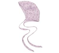 Engel Natur Baby Häubchen aus weichem Merino-Seide-Mix, Magnolie (bedruckt), 50/56