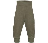 Engel natur Baby Hose lang mit Nabelbund Bio-Schurwolle/Seide oLIVE 50/56