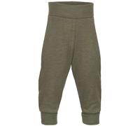 Engel natur Baby Hose lang mit Nabelbund Bio-Schurwolle/Seide oLIVE 86/92