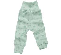 Engel Natur Baby Hose mit Nabelbund aus Feinripp, Pastellmint (Bedruckt), Gr. 50