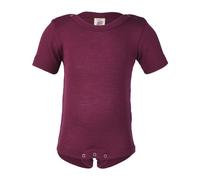 Engel natur Baby / Kinder Body Kurzarm Bio-Schurwolle/Seide Orchidee 62/68