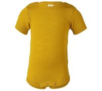 Engel natur Baby / Kinder Body Kurzarm Bio-Schurwolle/Seide Safran 50/56