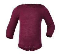 Engel natur Baby / Kinder Body Langarm Bio-Schurwolle/Seide Orchidee 50/56