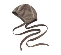 Engel natur Baby / Kinder Häubchen Bio-Schurwolle/Seide Walnuss 62/68