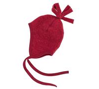 Engel Natur Kinder Mütze (Größe 86 , rot)